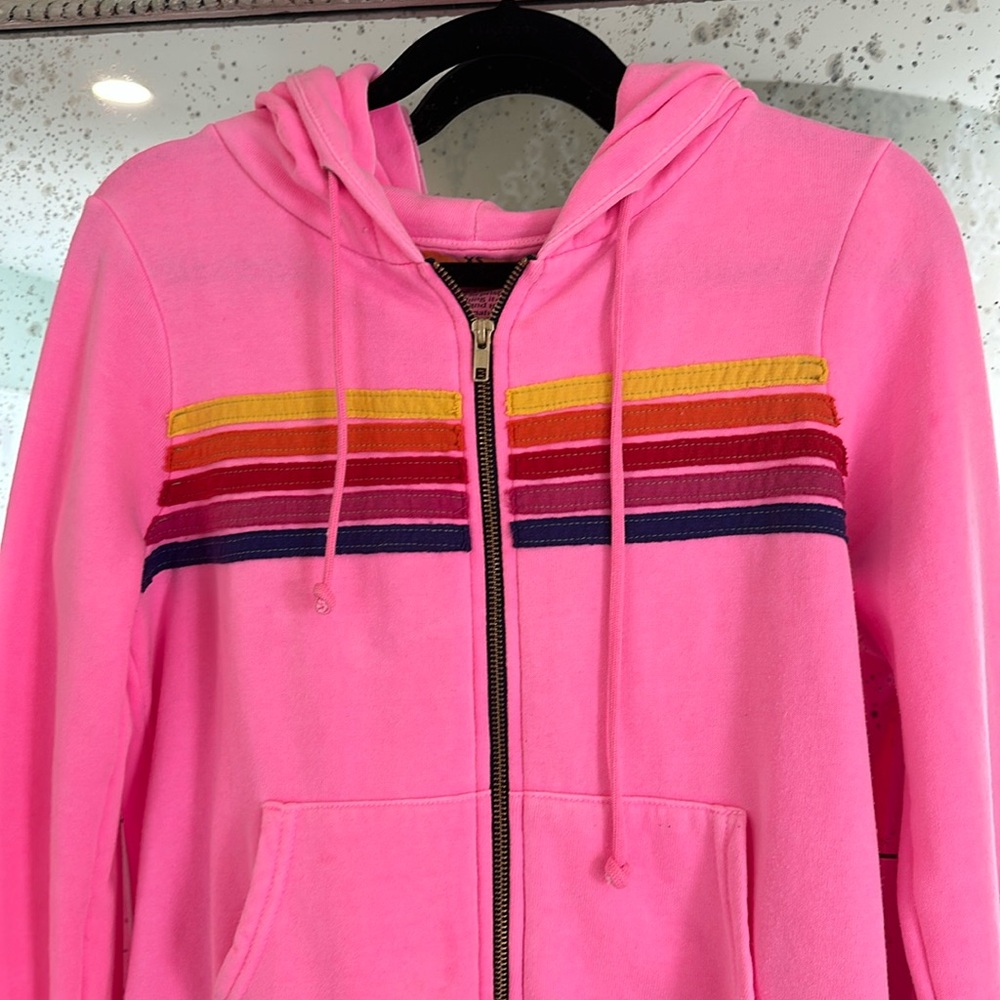 Aviator nation striped hoodie. Perfect condition. Never worn or washed.